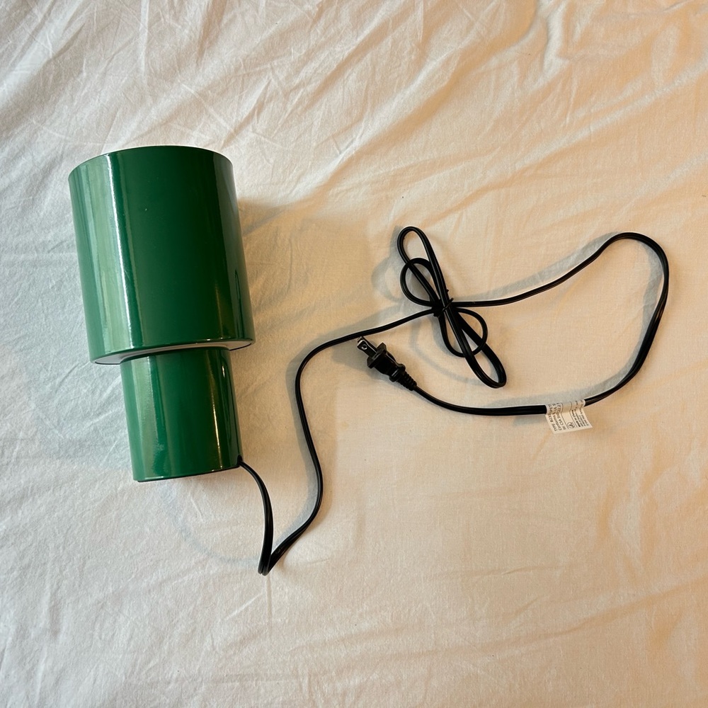 IKEA Green Cylindrical Table Lamp